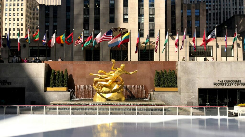 Rockefeller Center in Midtown Manhattan on our walking tour